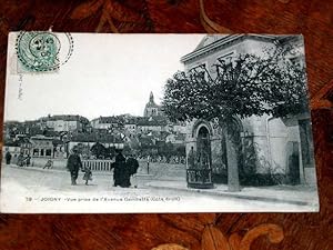 Bild des Verkufers fr Carte Postale Ancienne - 79 - JOIGNY - Vue prise de l'Avenue Gambetta. (Ct droit). zum Verkauf von JOIE DE LIRE