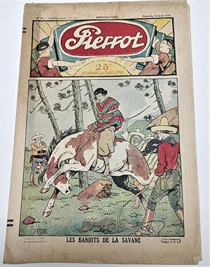 PIERROT - Journal Des Garçons - N°33. 7ème année. Dimanche 14 Août 1932. Les Bandits de la Savane.