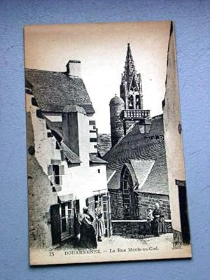 Bild des Verkufers fr Carte Postale Ancienne - 23- DOUARNENEZ. La Rue monte au Ciel. zum Verkauf von JOIE DE LIRE