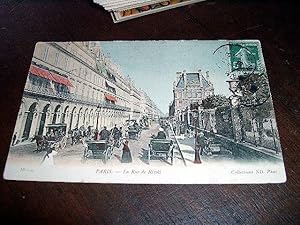 Image du vendeur pour Carte Postale Ancienne - La rue de Rivoli. mis en vente par JOIE DE LIRE