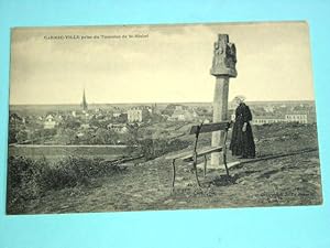 Bild des Verkufers fr Carte Postale Ancienne - CARNAC-VILLE. Prise du Tumulus de St Michel. zum Verkauf von JOIE DE LIRE