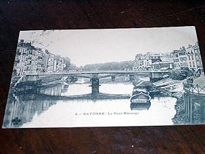 Bild des Verkufers fr Carte Postale Ancienne - BAYONNE - Le Pont Marengo. zum Verkauf von JOIE DE LIRE