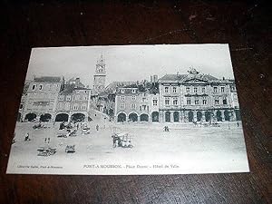 Bild des Verkufers fr Carte Postale Ancienne - PONT-A-MOUSSON - Place Duroc. Htel de Ville. zum Verkauf von JOIE DE LIRE