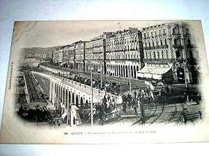 Image du vendeur pour Carte Postale Ancienne - 46 - ALGER - Perspective du Boulevard de la Rpublique. mis en vente par JOIE DE LIRE