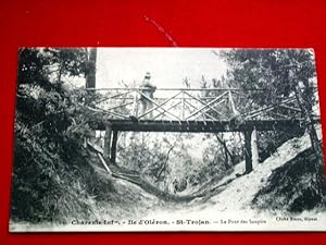 Bild des Verkufers fr Carte Postale Ancienne - 846 - Ile d'Olron. St Trojan. Le Pont des Souprs. zum Verkauf von JOIE DE LIRE