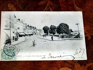 Bild des Verkufers fr Carte Postale Ancienne - JOIGNY - LE QUAI HENRI RAGOBERT. zum Verkauf von JOIE DE LIRE