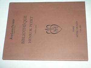 Seller image for Bibliothque Henri M. Petiet, Sixime partie for sale by Bookstore Brengelman