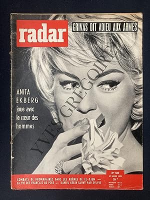 RADAR-N°529-27 MARS 1959-ANITA EKBERG