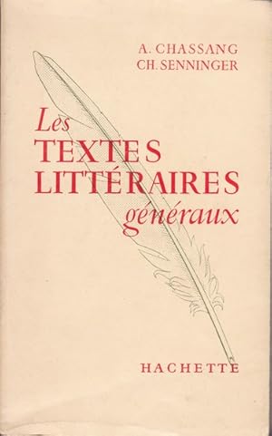 Image du vendeur pour Le textes littraires gnraux mis en vente par librisaggi