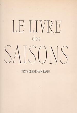 Seller image for Le Livre des Saisons for sale by librisaggi