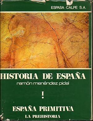 Seller image for HISTORIA DE ESPAA. TOMO I. ESPAA PRIMITIVA. VOLUMEN I. ESPAA PREHISTORICA. VOLUMEN II. ESPAA PROTOHISTORICA. LA ESPAA DE LAS INVASIONES CELTICAS Y EL MUNDO DE LAS COLONIZACIONES. VOLUMEN III. ESPAA PRERROMANA. ETNOLOGIA DE LOS PUEBLOS. for sale by Librera Javier Fernndez