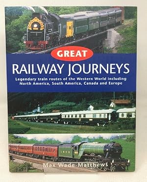 Seller image for Great Railway Journeys of the West for sale by Cambridge Recycled Books