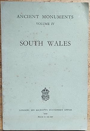 Immagine del venditore per South Wales Ancient Monuments Volume IV venduto da Shore Books