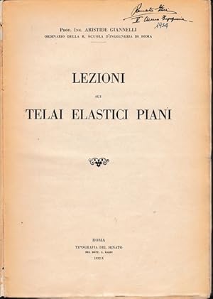 Lezioni sui Telai Elastici Piani