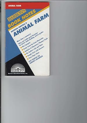 Seller image for George Orwell s Animal Farm. The author and his times. The fable. the Story. "Barron s Book Notes 3402-3". Literature Criticism. for sale by Antiquariat Frank Dahms