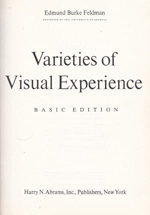 Seller image for Varieties of Visual Experiences - basic edition for sale by librisaggi