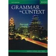 Imagen del vendedor de Grammar in Context Basic a la venta por eCampus
