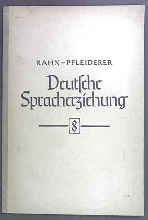 Bild des Verkufers fr Deutsche Spracherziehung Heft 8. zum Verkauf von books4less (Versandantiquariat Petra Gros GmbH & Co. KG)
