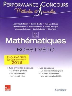 PERFORMANCE CONCOURS : mathématiques ; 1re année BCPST-véto