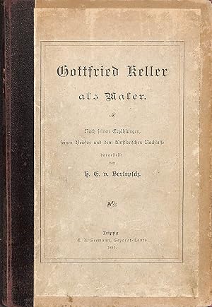 Imagen del vendedor de Gottfried Kller als Maler a la venta por WeBuyBooks