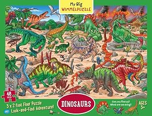 Seller image for My Big Wimmelpuzzle : Dinosaurs Floor Puzzle, 48-piece for sale by GreatBookPrices