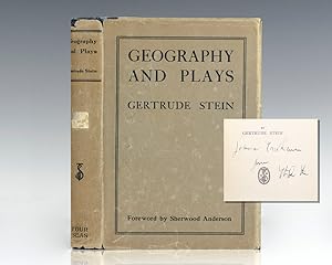 Bild des Verkufers fr Geography and Plays. zum Verkauf von Raptis Rare Books