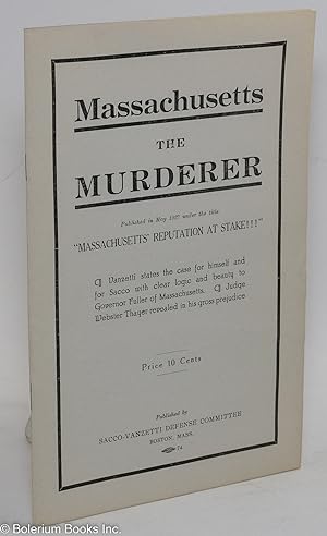 Massachusetts the murderer