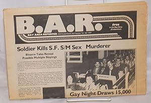 Seller image for B.A.R. Bay Area Reporter; vol. 9, #10, May 10, 1979; White's All-Hetero Jury Weighs Premeditation for sale by Bolerium Books Inc.
