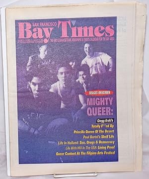 Bild des Verkufers fr San Francisco Bay Times: the gay/lesbian/bisexual newspaper & calendar of events for the Bay Area; [aka Coming Up!] vol. 15, #23, August 11, 1994; Mighty Queer: Films zum Verkauf von Bolerium Books Inc.