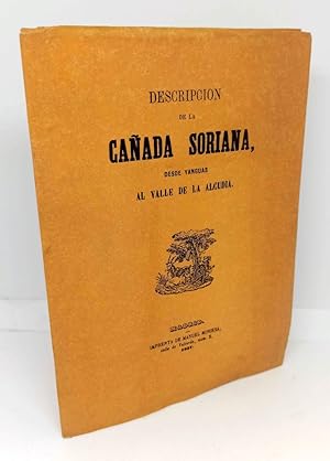 DESCRIPCIÓN DE LA CAÑARA SORIANA, DESDE YANGUAS AL VALLE DE LA ALCUDIA. Facsímil