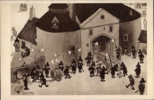 Künstler Ansichtskarte / Postkarte Dratz, Jean, Chicago, Pictoresque Belgium,Weltausstellung 1933...