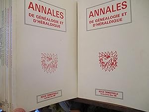 Histoire & généalogie - Annales de généalogie et d'héraldique - 12 fascicules COLLECTIF - C. Latt...