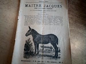 MAITRE JACQUES JOURNAL DE LA SOCIETE D'AGRICULTURE DU DEPARTEMENT DES DEUX SEVRES - Janvier 1919