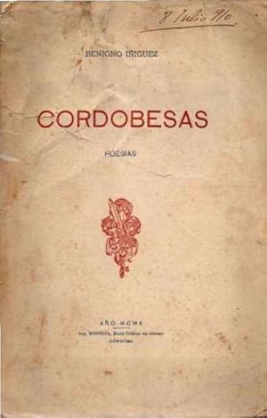 Seller image for Cordobesas. Poesas for sale by SOSTIENE PEREIRA