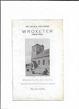 Seller image for The Church and Parish of Wroxeter, Shropshire for sale by Gwyn Tudur Davies