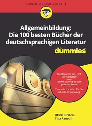 Immagine del venditore per Allgemeinbildung : Die 100 Besten Bcher Der Deutschsprachigen Literatur Fr Dummies -Language: german venduto da GreatBookPrices