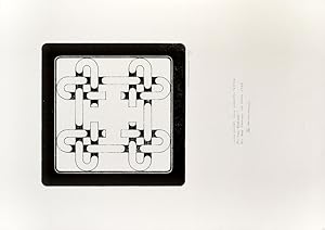 Bild des Verkufers fr Ornamentale Komposition. 1967. [Signierte Original-Zinkografie / signed original zincograph]. zum Verkauf von Antiquariat Lenzen