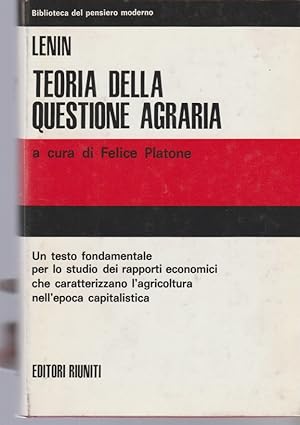 Teoria della questione agraria