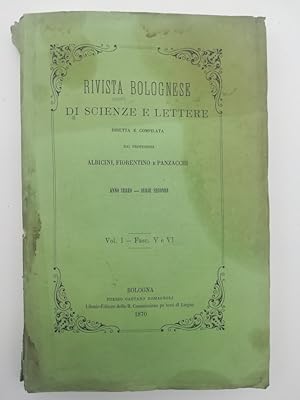 Rivista bolognese di scienze e lettere