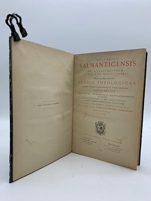 Collegii Salmanticensis Fr. Discalceatorum B. Mariae de Monte Carmeli. Cursus theologicus.tomus s...