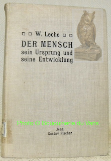 Bild des Verkufers fr Der Mensch sein Ursprung und seine Entwicklung. Im gemeinverstndlicher Darstellung. Mit 369 Abbildung. zum Verkauf von Bouquinerie du Varis