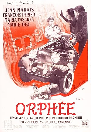 "ORPHÉE (Jean COCTEAU 1950)" Diapositive de presse originale (Jean MARAIS)