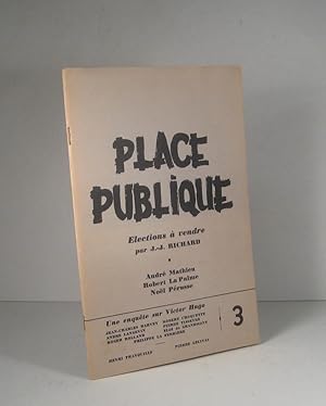 Imagen del vendedor de Place publique. No 3 a la venta por Librairie Bonheur d'occasion (LILA / ILAB)