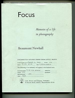 Focus: Memoirs of a Life in Photography