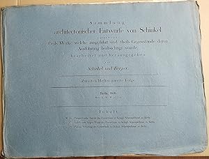 Schinkel: 2. Heft, zweite Folge.1.Aufl. Berlin. Königliches Schauspielhaus. 3 Entwürfe von Schink...