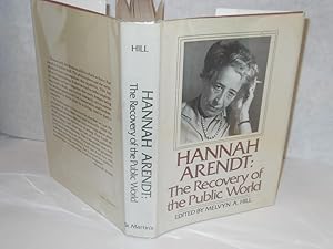 Immagine del venditore per Hannah Arendt: the recovery of the public world venduto da Gil's Book Loft