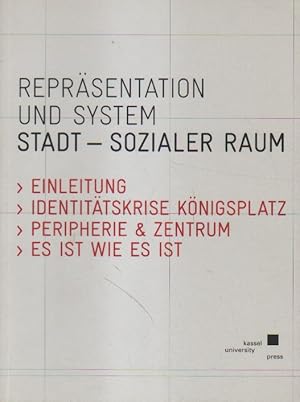 Bild des Verkufers fr Reprsentation und System Stadt - Sozialer Raum. zum Verkauf von Versandantiquariat Boller