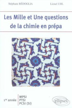 Les mille et une questions de la chimie en prépa