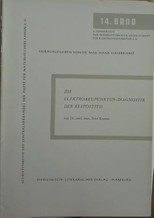 Bild des Verkufers fr Die Elektroakupunktur-Diagnostik der Restostitis und ihre Besttigung durch pathohistologische Untersuchungen. von / Schriftenreihe des Zentralverbandes der rzte fr Naturheilverfahren ; Bd. 14; Sonderheft der Internationalen Gesellschaft fr Elektroakupunktur e. V. ; 3 zum Verkauf von Herr Klaus Dieter Boettcher