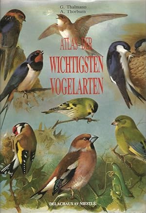 Bild des Verkufers fr Atlas der wichtigsten Vogelarten. Ein Verbreitung-Atlas der wichtigsten Vogelarten in 6 Sprachen. zum Verkauf von Lewitz Antiquariat